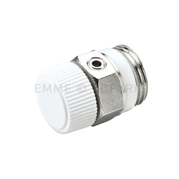 Purgador manual ruedita 1/2" c/anillo